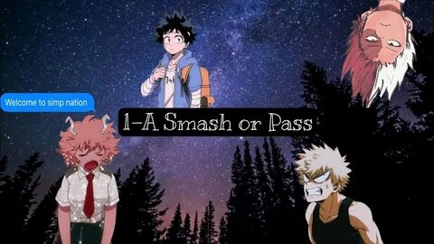 1-A plays Smash or Pass (MHA Texting Story) - YouTube