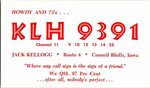 Купить Айова QSL Radio Card From Council Bluffs Iowa KLH 939