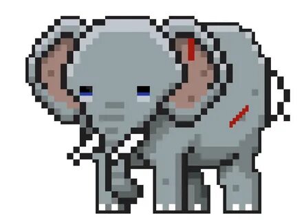 Elephant2 Pixel Art Maker