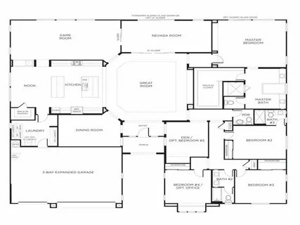 27+ House Plans 5 Bedroom One Story