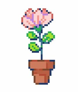 Floral Pixel art design, Pixel art games, Pixel art