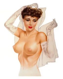 Винтажный Пин ап Альберто Варгас, Alberto Vargas