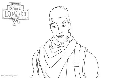 Fortnite Coloring Pages Characters Shock Trooper - Free Prin