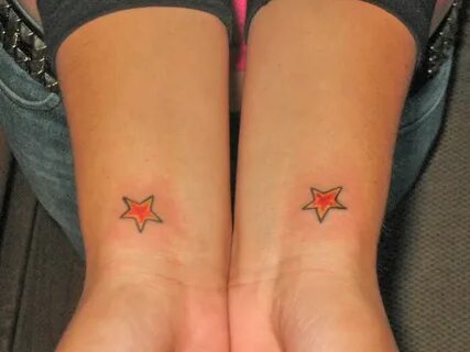 small star tattoo Star tattoo on wrist, Wrist tattoos for wo
