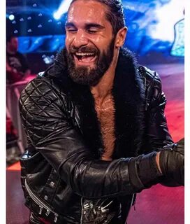 WWE Seth Rollins Leather Jacket with Fur Collar - Jackets Cr