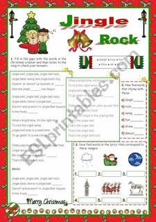 Christmas Set (12) - Time to sing: "Jingle Bell Rock" - ESL 