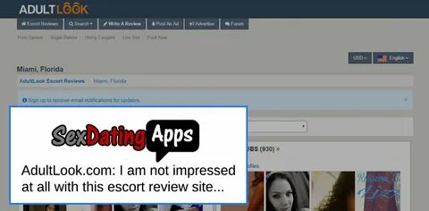 Adultlook Review: This Site Failed My Test In Miami, FL Warn