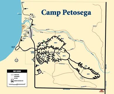 New Campground Map Camp Petosega