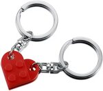 Brick Keychain for Couples Friendship Matching All items fre
