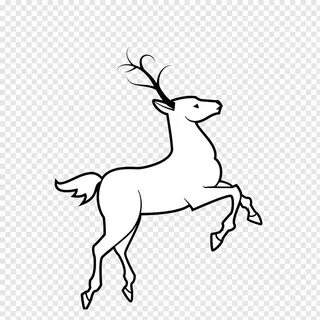 Reindeer, Black and white unicorn png PNGBarn