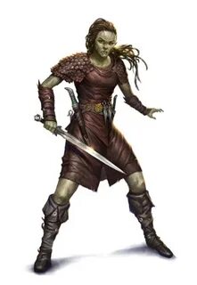Dungeons & Dragons: Orcs & Half-orcs (inspirational) Female 