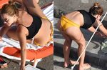 Emma Watson Booty Cheeks In A Thong Bikini