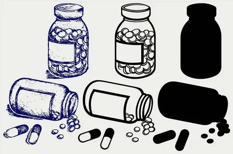 Pill bottle SVG Bottle drawing, Pill bottles, Bottle tattoo