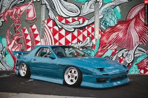 1987, Mazda, Rx7, Blue, Aero, Kit, Cars, Modified Wallpapers