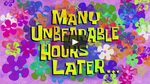 Many Unbearable Hours Later SpongeBob Time Card #140 on Vime