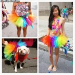 Купить Радужная юбка-пачка Gay Pride Летняя женская вечерние