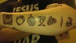 Harry Potter horcruxes tattoo Horcrux tattoo, Tattoos, Holy 