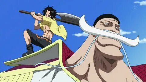 Ace attacks Whitebeard - Edward Whitebeard Newgate litrato (