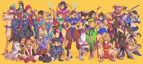 Street Fighter Girls Behance