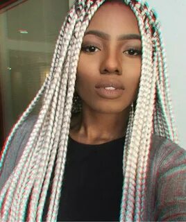 brown box braids on light skin - Wonvo