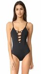 Cross Front One Piece Swimsuit Online Sale, UP TO 63% OFF