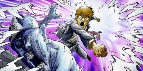 Seni Fan Gambar Mob Psycho 100 Mob Psycho 100 Ungu Televisi 