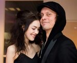 Ville Valo looks very happy with his girlfriend Christel Kar