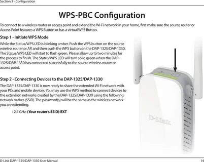 D Link AP1325A1 N300 Wi-Fi Range Extender User Manual