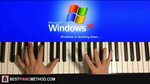 HOW TO PLAY - Windows XP Shutdown Sound (Piano Tutorial Less