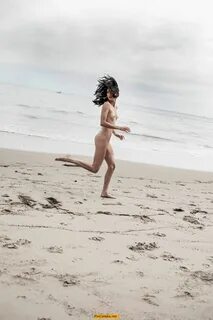 Kendall Jenner nude on a beach