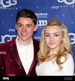 Actor Spencer List (L) and twin sister actress Peyton R. Lis
