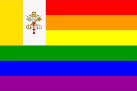 Download Free png The Vatican City Rainbow Flag - DLPNG.com