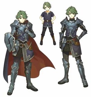 Alm Concept Artwork from Fire Emblem Echoes: Shadows of Vale