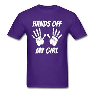 Футболка с надписью HANDS OFF MY GIRL одинаковая футболка дл