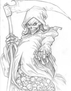 Best Grim Reaper Drawings - Фото база