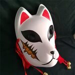 Маска Demon Slayer Kimetsu no Yaiba ручная роспись маски лис