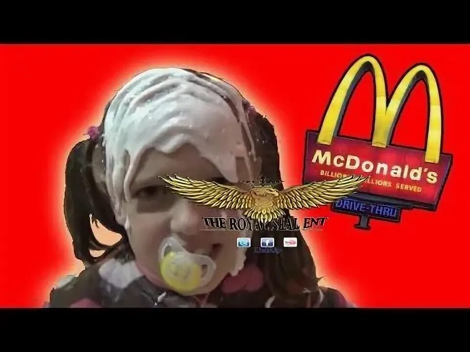 Bad Baby Real Food Fight Victoria vs Annabelle McDonald’s Hi