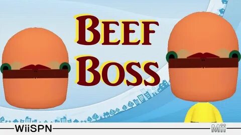 Mii Maker: How To Create Beef Boss! - YouTube
