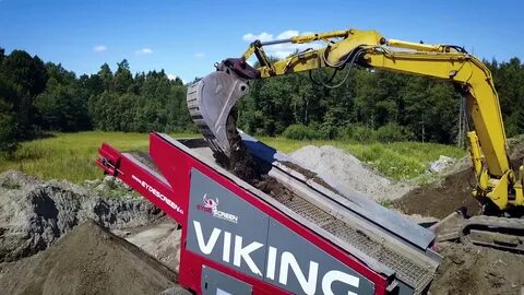 VIKING Mobile Deck Screen - Soil screening - YouTube