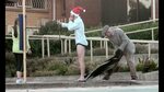 RIPPING OFF CLOTHES Prank Christmas - YouTube