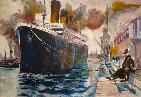 Titanic Ready For Boarding Painting by Dale Jorgensen Pixels