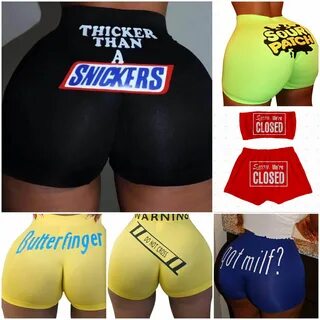 Buy thicker than a snicker booty shorts cheap online