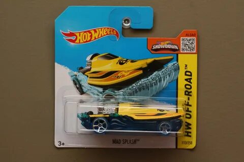 Hot Wheels 2015 HW Off-Road Mad Splash (yellow/blue) (Treasu