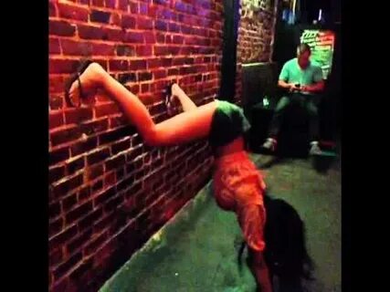 party twerking on the wall Part II - YouTube