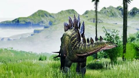 THE ISLE - Stegosaurus Lutando contra Vários carnívoros! INV