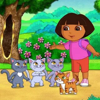 ド-ラ と い っ し ょ に 大 冒 険(Dora the Explorer) iPad 壁 紙 Kittens in