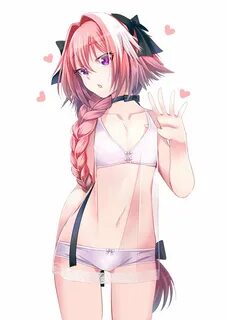 Wooshi on Twitter: "#astolfo #ecchi #bulge #panties #kneesoc