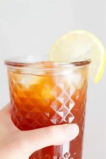 Homemade Lemon Iced Tea The Bakeologie Recipe Lemon iced tea recipe, Iced tea, H