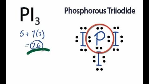 PI3 Lewis Structure: How to Draw the Lewis Structure for PI3