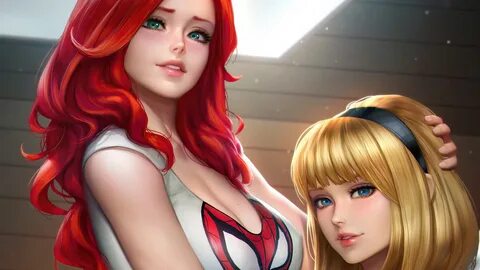 #301106 Gwen Stacy, Mary Jane Watson, 4K wallpaper - Rare Ga